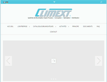 Tablet Screenshot of climext.com